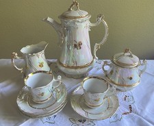 Kaffeeservice C.T. Altwasser, Kanne, Tassen, Zuckerdose, Milchkännchen…