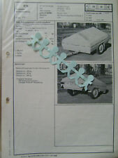 Anhänger Einachsanhänger HP 500.01 1974 DDR KFZ-Brief KTA Vorlage f. Zulassung
