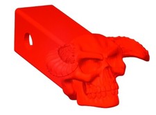 Einschub AHK   DÄMONEN SCHÄDEL  Schutzkappe Anhängerkupplung Schutz 