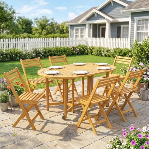 Gartenmöbel set fsc holz - gartenmöbel,