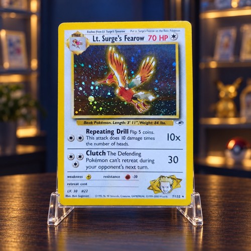 Fearow 132 gym heroes holo - fearow, 7/132