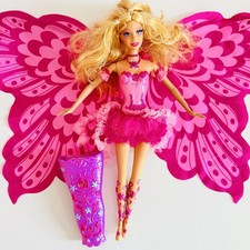 Vintage Barbie Fairytopia Mermaidia Fee zu Meerjungfrauenschwanz Elina Transform Puppe