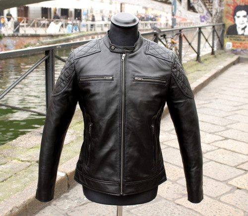 Lederjacke modell biker guendj - modell,