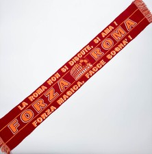 AS Rom Vintage Schal Forza Roma Magica Fussball Fanschal rot