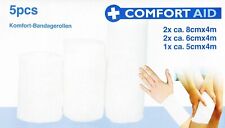 5x VERBANDROLLEN 4m elastische