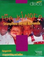FEINE STRUMPFHOSE  Baumwollmix, blickdicht, fuchsia, 152-164  *disee*