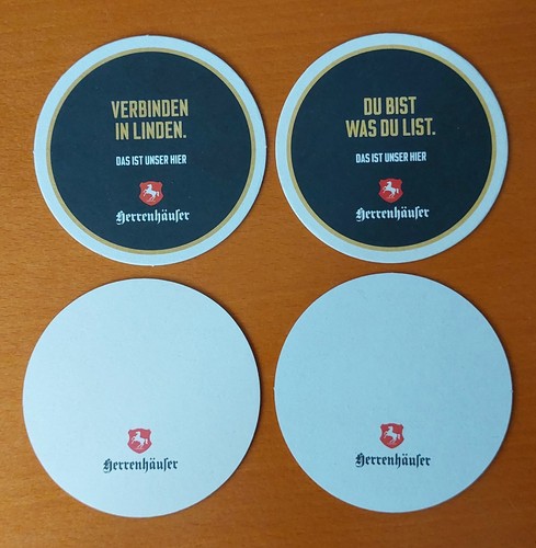 Bierdeckel herrenhäuser - bierdeckel,