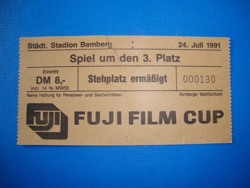 1991 ticket fuji - 1991, cup