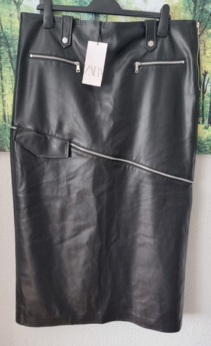 Zara rock lederoptik xxl - in,