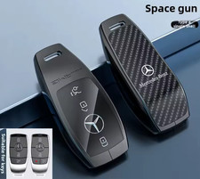 Mercedes AMG Schlüssel Cover Case W177 W205 W213 W222 Farbe: Space Gun Metall
