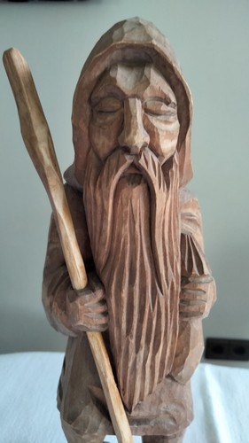 Holzfigur rübezahl 29 cm - rübezahl, ca.