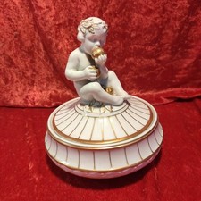 Wunderschöne Deckeldose, Bonboniere, Porzellan, Lorenz Hutschenreuther, 1919-28