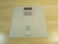 LOEWE Profi-C Bedienungsanleitung TV-Color