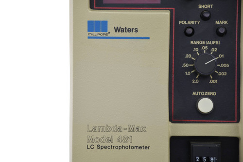 Milipore waters lambda max - waters, lc