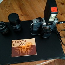 Spiegelreflex Kamera   Exaktar TL 1000 mit Tasche und Zubehör