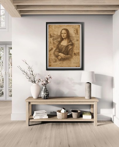 Fine art giclée druck mona - giclée, "mona