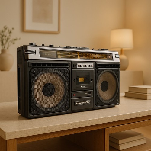 Sharp 8585 stereo radio - sharp,