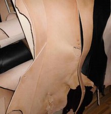 Leder Reste 2 bis 6 mm stärke für Gürtel Hundeleine Halsband Punzieren Basteln