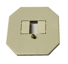 Zentralplatte für TAE - Telefondose  Merten 293819, Octo Color , polarweiß