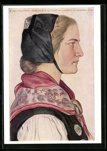 German künstler ak - ww, künstler-ak