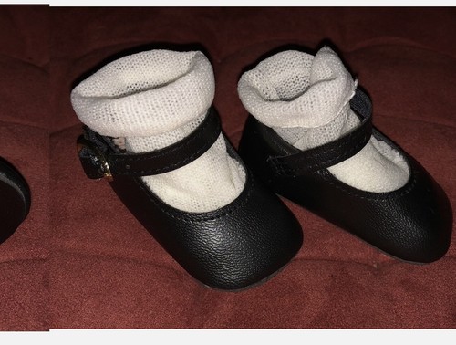 Puppenschuh schwarz x 3 - puppenschuh,