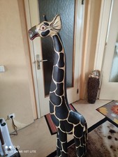 Holzfigur Holz Figur Giraffe