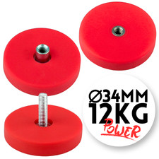 Neodym Magnete Gummiert 34mm