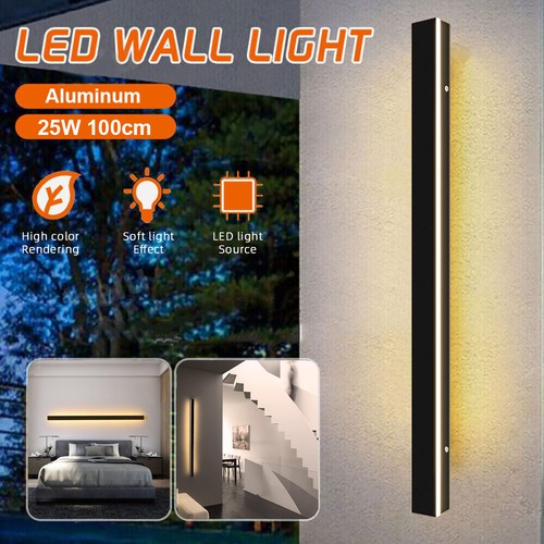 Metall led wandlampe - metall,