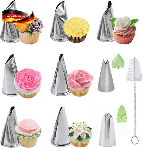 Spritztüllen set tlg - spritztüllen, 10-tlg