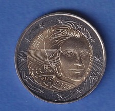 Frankreich 2018 2-Euro-Sondermünze Simone Veil bankfr. unzirk. 