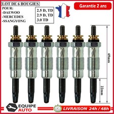 6 Glühkerzen Für Mercedes W124 S124 300 D TD TURBO DIESEL G 350 GD