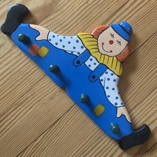 Garderobe, Kindergarderobe, Haken, Clown 
