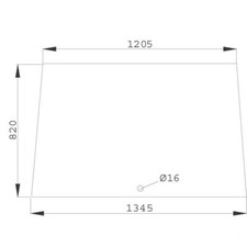 Frontscheibe für IHC, Case-IH