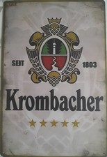Blechschild Krombacher Bier