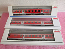 Märklin H0 Nr. 42571 - Steuerwagen + 2x 42551 Nahverkehrswagen DB