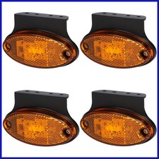 4x Seitenmarkierungsleuchte LED Begrenzungslicht orange 12V 24V PKW LKW Anhänger