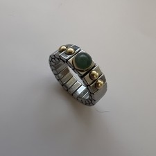 Nomination Edelstahl Ring 18-K