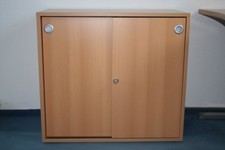Schiebetürenschrank Wellemöbel JOBexpress Fb. Buche (BHT 80x75x42 cm)
