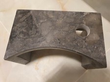 Armaturen-Wandhalterung für Marmor Standwaschbecken Anthrazit