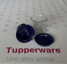 Tupperware * Exclusiv Teefilter mit Picknicktasse + Deckel * indigo-blau