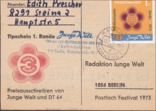 DDR:  1972: Tipschein aus