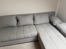 Graue Couch Sofa mit