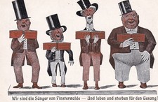 Postkarte - Sänger von