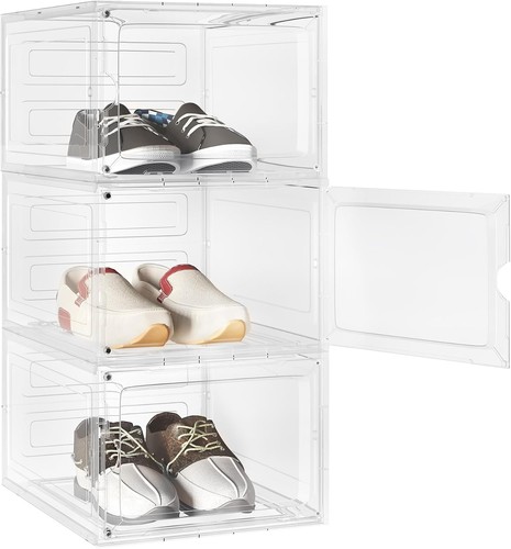 Woltu schuhboxen 3er set - schuhboxen,