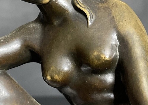 Antike bronze statue - bronze,