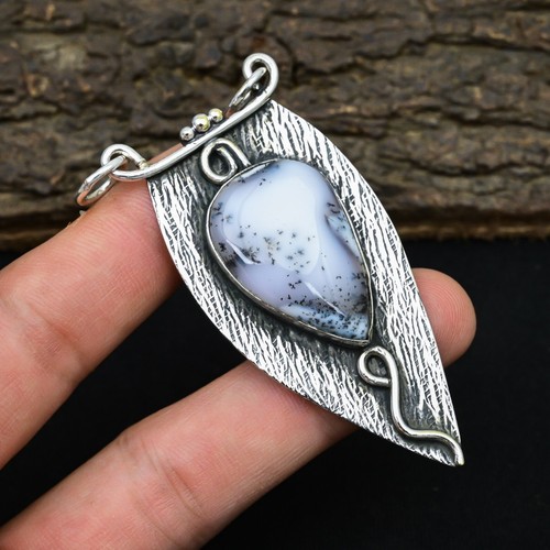 Dendrite opal anhänger - dendrite,