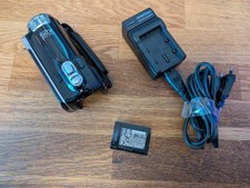 Samsung HMX-F90 Digital HD Camcorder HDMI 52x Zoom schwarz + Zubehörpaket