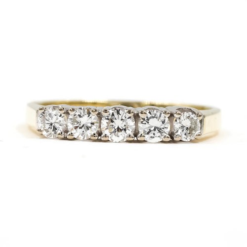 Ring mit brillanten - ring, 5