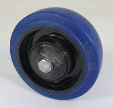 Bockrolle / Transportrolle / Rad Elastic 100x36 | Gummiert | M8 | Breite 35mm