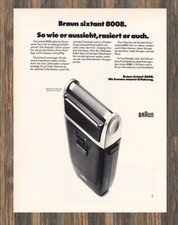 Braun sixtant 8008 - Reklame